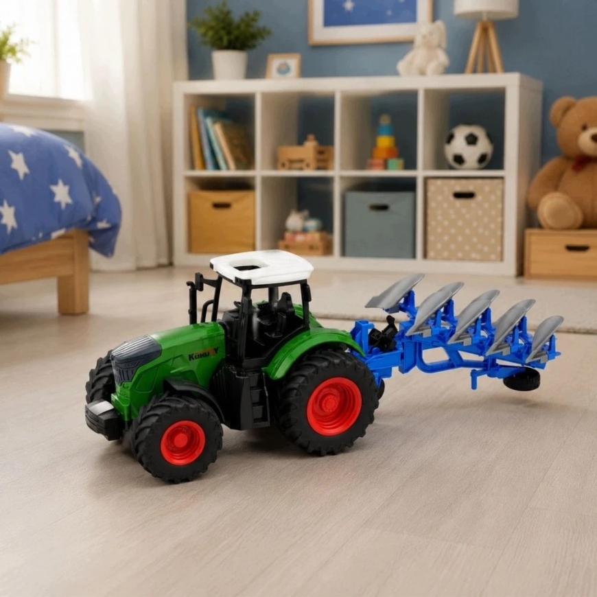 Lean Toys Lauksaimniecības traktors 1:24 – 5