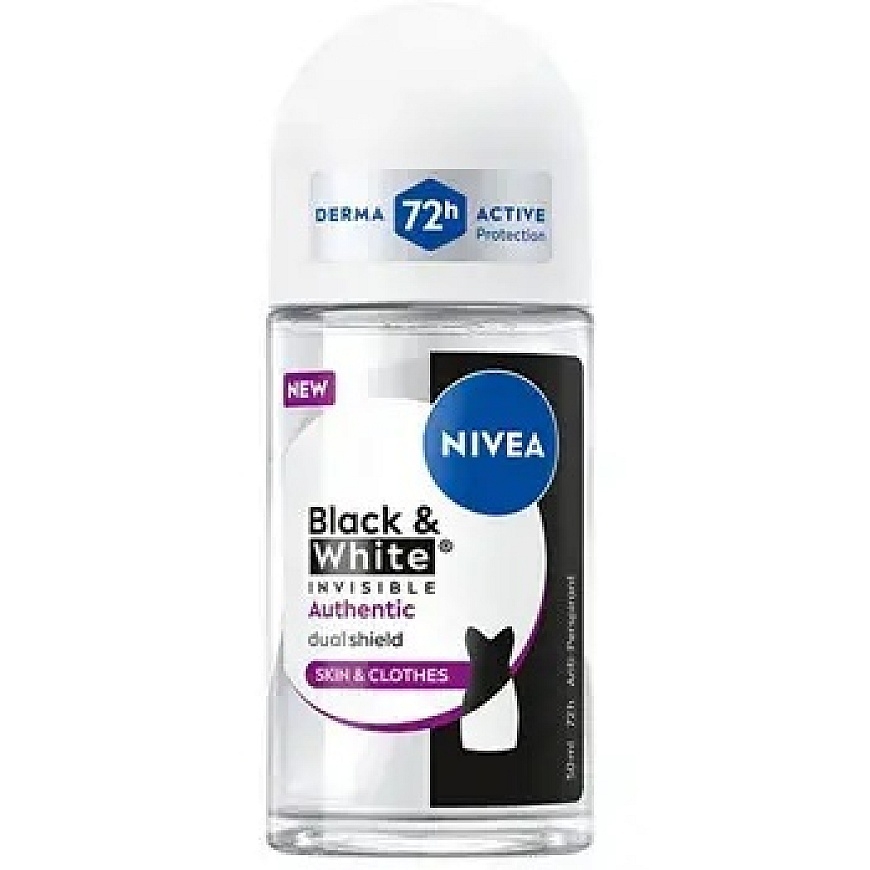 Nivea B&W Authentic antiperspirants - rullītis