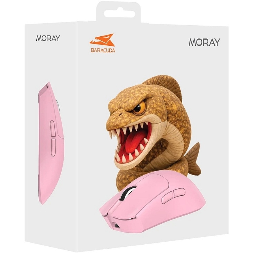 Игровая мышь Baracuda BGM-133 Moray, розовая – 2