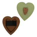 Kind Fox by Wizardi Yuliya Ausianikava ind. activity according to certificate No. 1201908 Wooden needle case. Green heart KF056/ Kind Fox by Wizardi Yuliya Ausianikava ind. activity according to certificate No. 1201908 Wooden needle case. Green heart KF056/