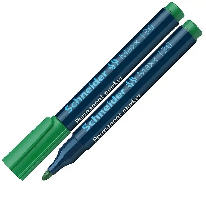 Nuolatinis žymeklis SCHNEIDER MAXX 130 kūginis, 1-3 mm, žalias