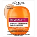 L'Oreal „Revitalift“ vitamino C tonuotas švytėjimas – šviesiai tonuotas fluidas su SPF30 40 ml L'Oreal „Revitalift“ vitamino C tonuotas švytėjimas – šviesiai tonuotas fluidas su SPF30 40 ml