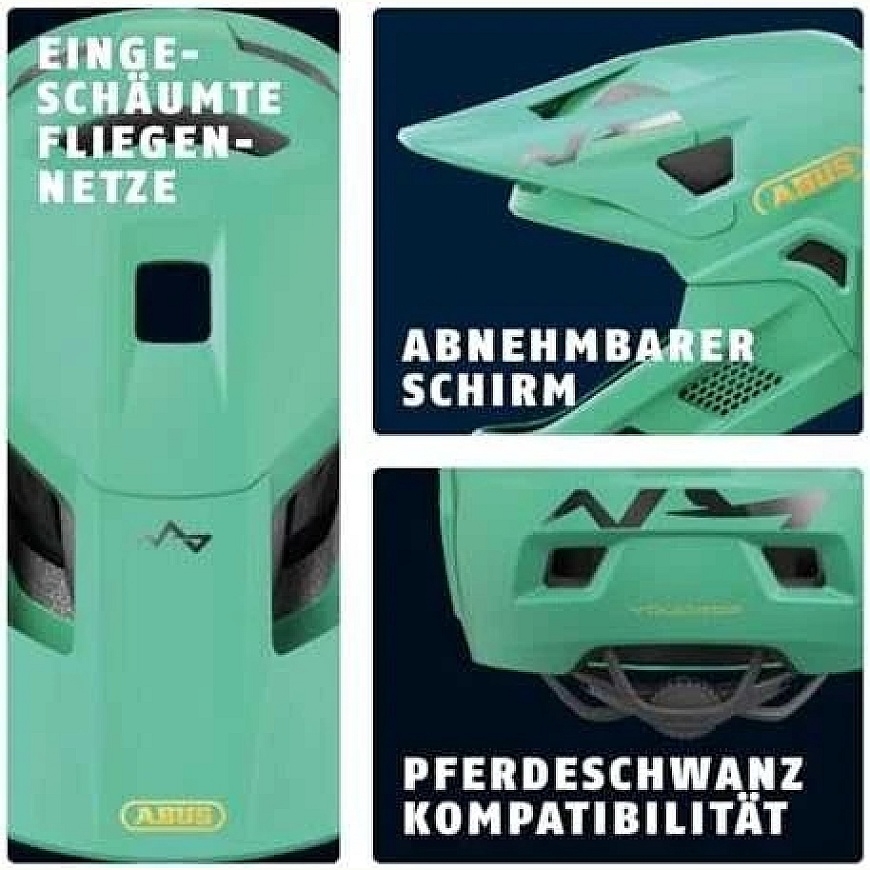 Шлем Abus YouDrop FF sage green-S (48-55) от компании Abus Germany – 3