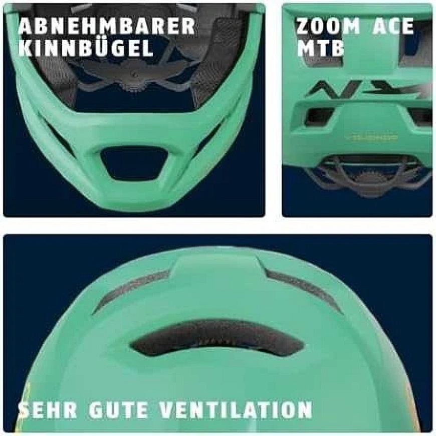 Шлем Abus YouDrop FF sage green-S (48-55) от компании Abus Germany – 4