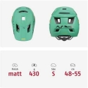 Abus Germany Kiiver Abus YouDrop FF salvei roheline-S (48-55)