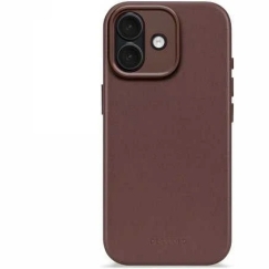 Decoded-nahkakuori takakansi – Nahkakansi iPhone 17:lle, yhteensopiva MagSafen kanssa (suklaaruskea)