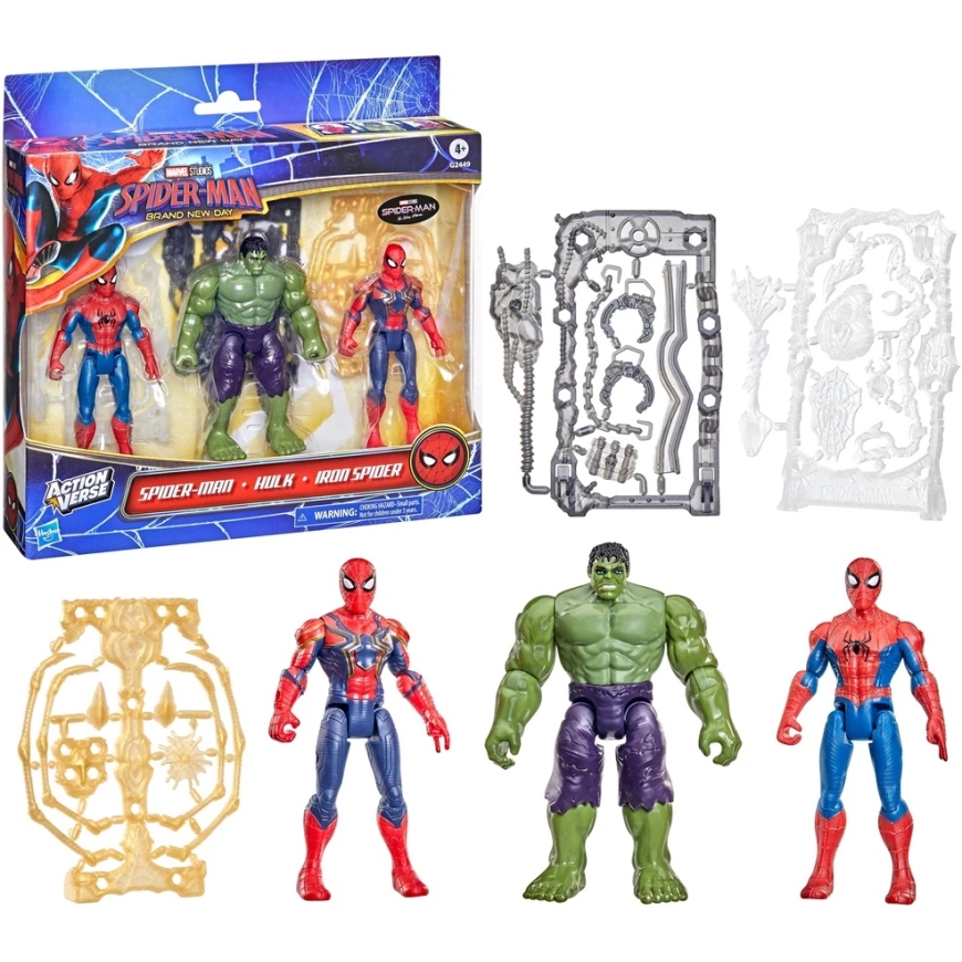 Hasbro SPIDER-MAN BRAND NEW DAY Figuuride komplekt, 11,5 cm – 3