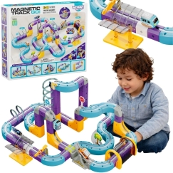 WOOPIE magnetinis traukinių trasos konstruktorius 126 dalių