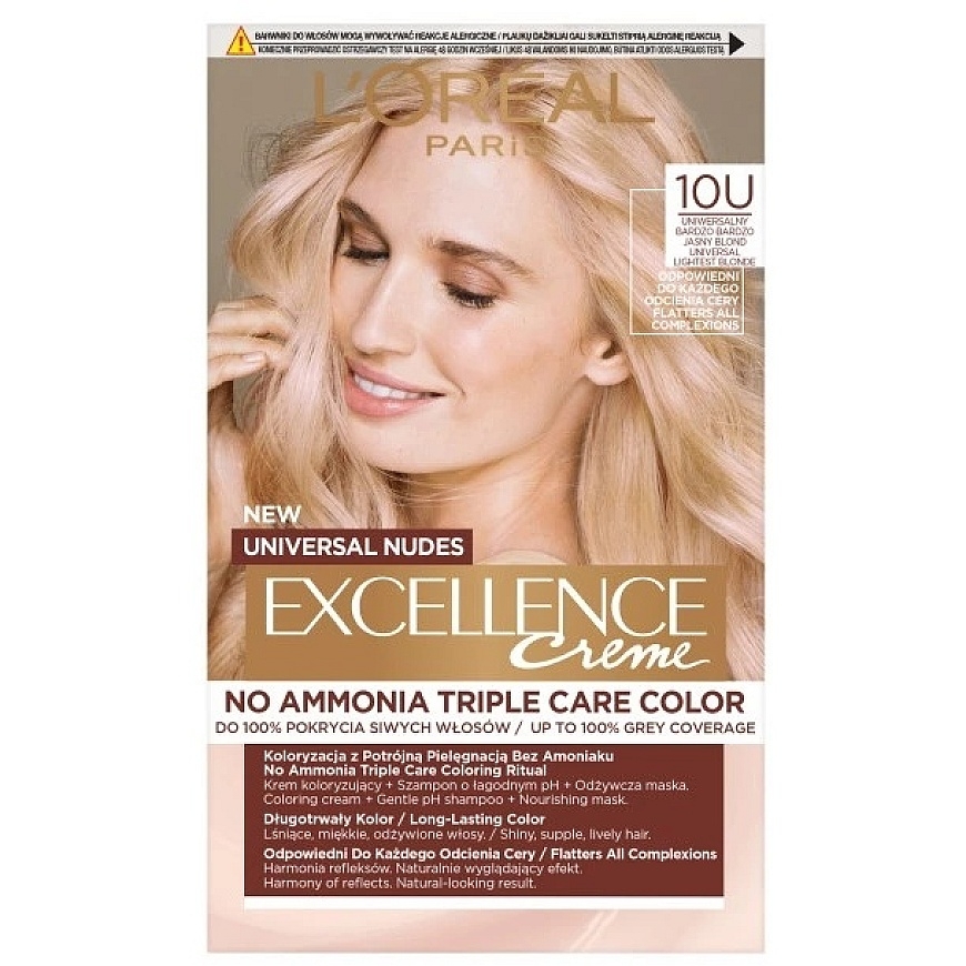 L'Oreal Paris heledat blondid juuksevärv 10U