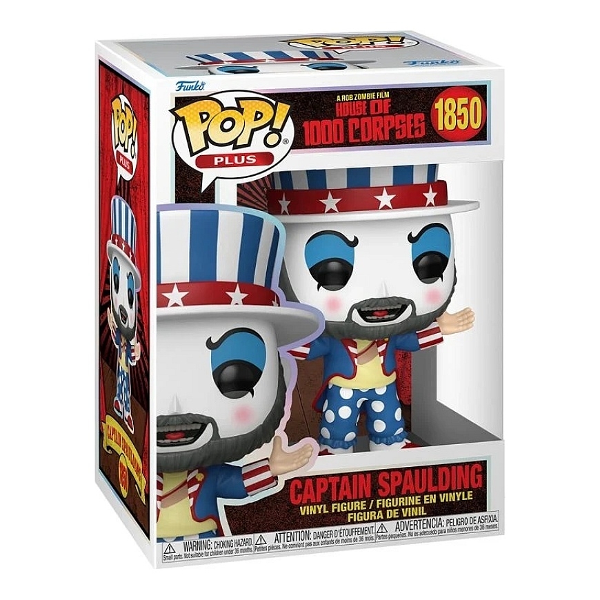 FUNKO POP! Vinyla figūriņa: 1000 līķu nams - Kapteinis Spaldings, ~9.5 cm