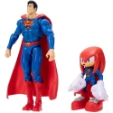 Jakks Pacific Figure Set Knuckles x Superman Sonic the Hedgehog x DC Comics