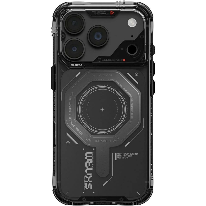 Skinarma Magma MagSafe Case for iPhone 18 Pro / 17 Pro, graphite color