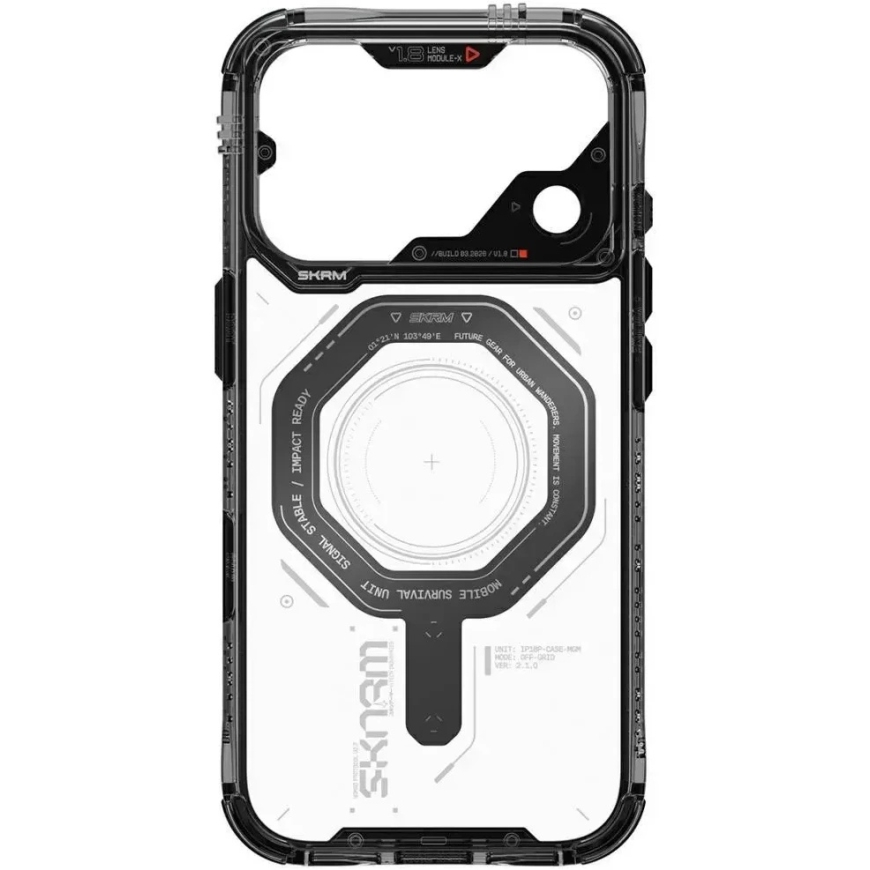 Skinarma Magma MagSafe maciņš iPhone 18 Pro / 17 Pro, grafīta krāsa – 2