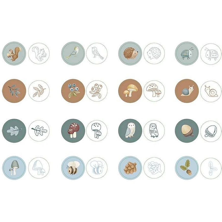 Little Dutch Antspaudukų set Forest friends – 3