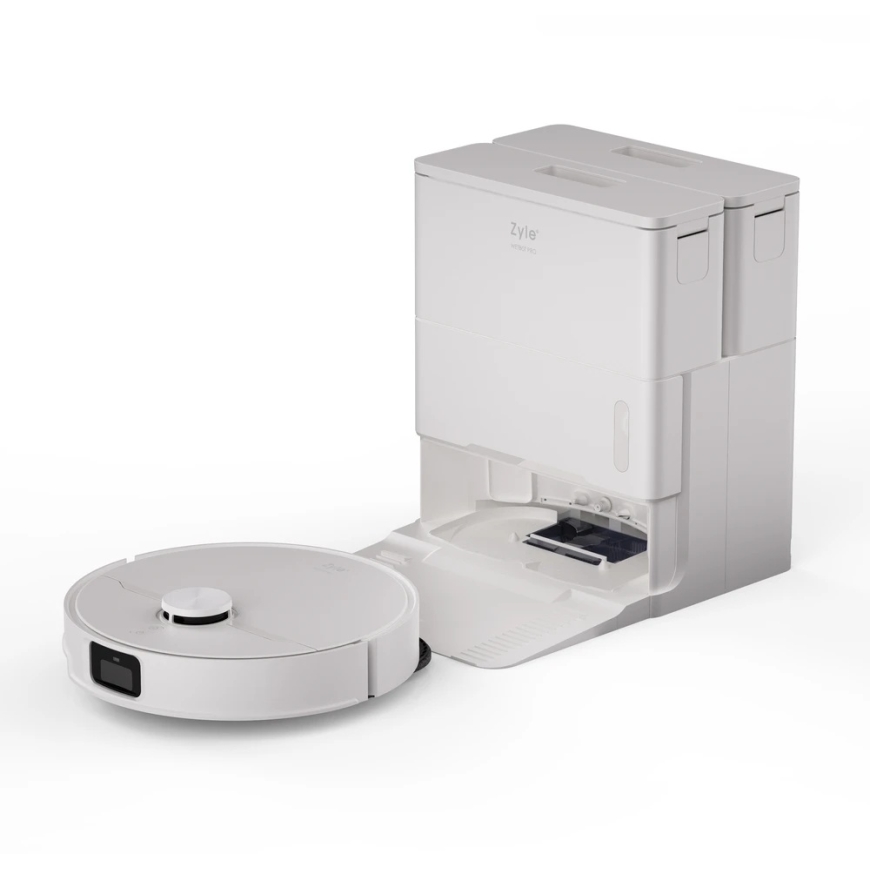 Zyle WetBot Pro ZY015WRV Vacuum Cleaning Robot with Self-Cleaning Station and AI Obstacle Recognition, White – 2