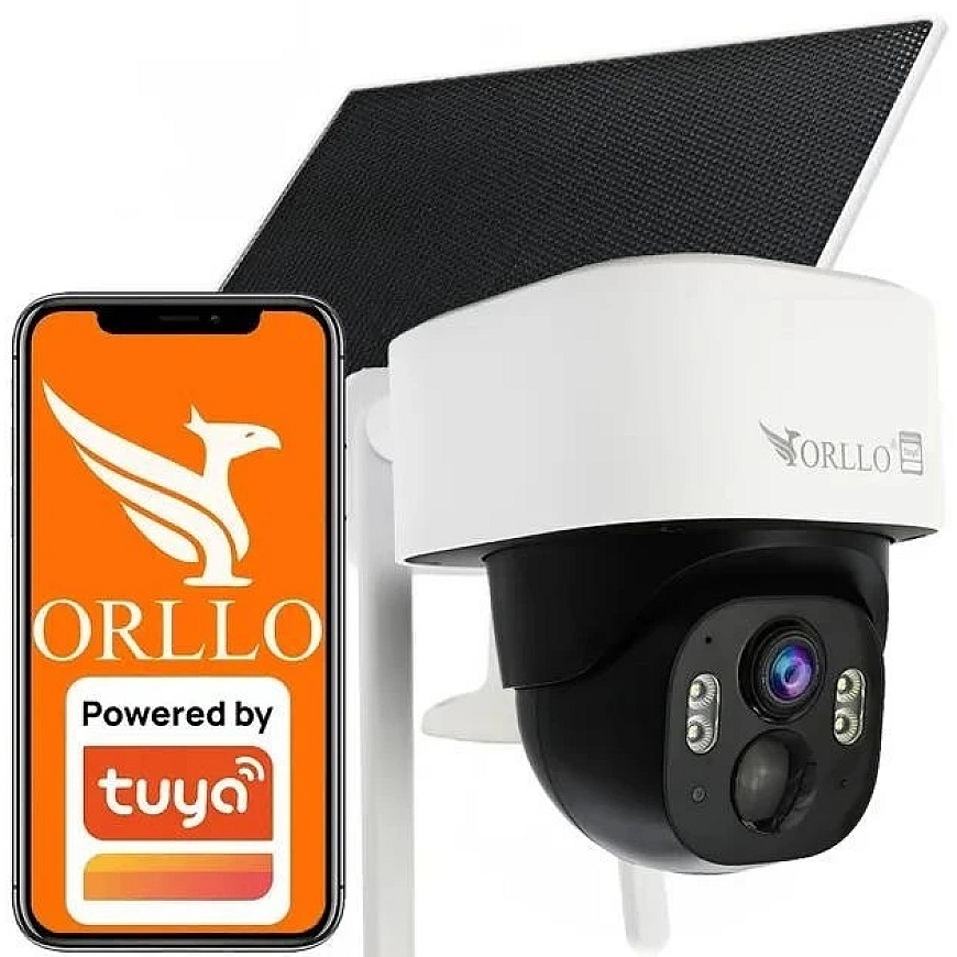 "Orllo TZ1 Cloud SIM 4G LTE" IP camera with solar panel