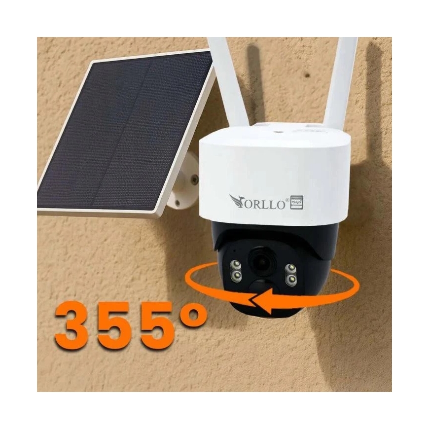 "Orllo TZ1 Cloud SIM 4G LTE" IP kamera ar saules paneļu – 2