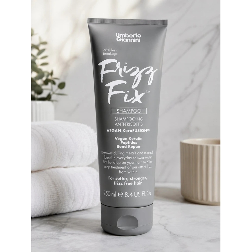 Umberto Giannini Frizz Fix Hair Shampoo Pehmentävä ja Silottava & Korjaava, 250 ml – 2