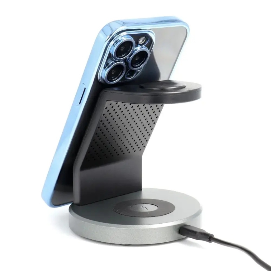 Electro Mag telefono dėklas su MagSafe palaikymu Samsung Galaxy S25 FE (S731) mėlynas – 3
