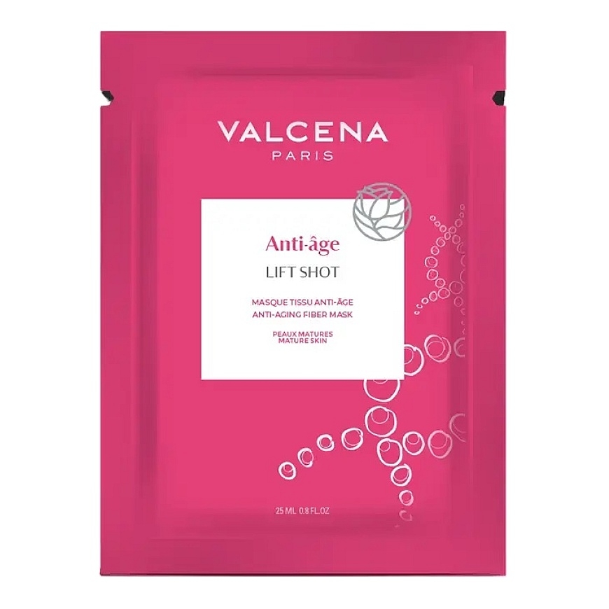 Setti, Valcena, Lift Infusion, Ikääntymistä estävä, kangasmaski, 5 kpl, 25 ml