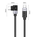Orico CW240 провод для передачи данных и зарядки | USB-C на USB-C | PD | 240W | 1.5m | чёрный Orico CW240 провод для передачи данных и зарядки | USB-C на USB-C | PD | 240W | 1.5m | чёрный