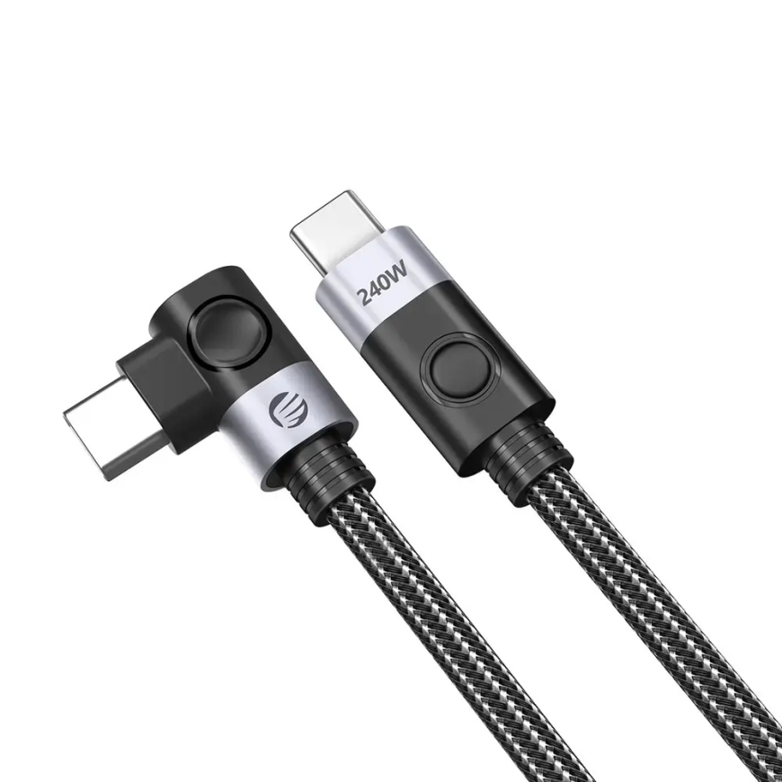 Orico CW240 провод для передачи данных и зарядки | USB-C на USB-C | PD | 240W | 1.5m | чёрный – 3