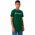 Marškinėliai vaikams Champion SS Tee žalia 307322 GS559 (2XL)