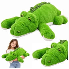 Lean Toys Pehme crocodile Maskott Kumminöidud kaalu käpad Roheline 75 cm