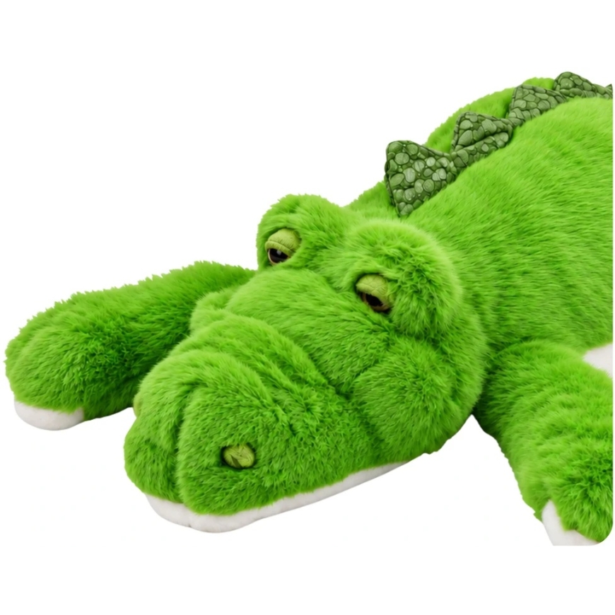 Lean Toys Pehme crocodile Maskott Kumminöidud kaalu käpad Roheline 75 cm – 3