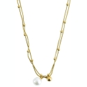 Emily Westwood Kaksinkertainen kultapintainen helminauha EWN260725G Emily Westwood Kaksinkertainen kultapintainen helminauha EWN260725G