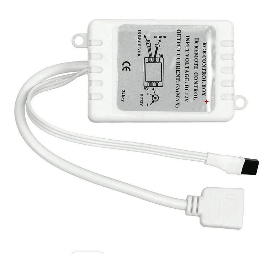 Blow Oem LED RGB juostos valdiklis su IR nuotolinio valdymo pulteliu - 24 mygtukai – 5