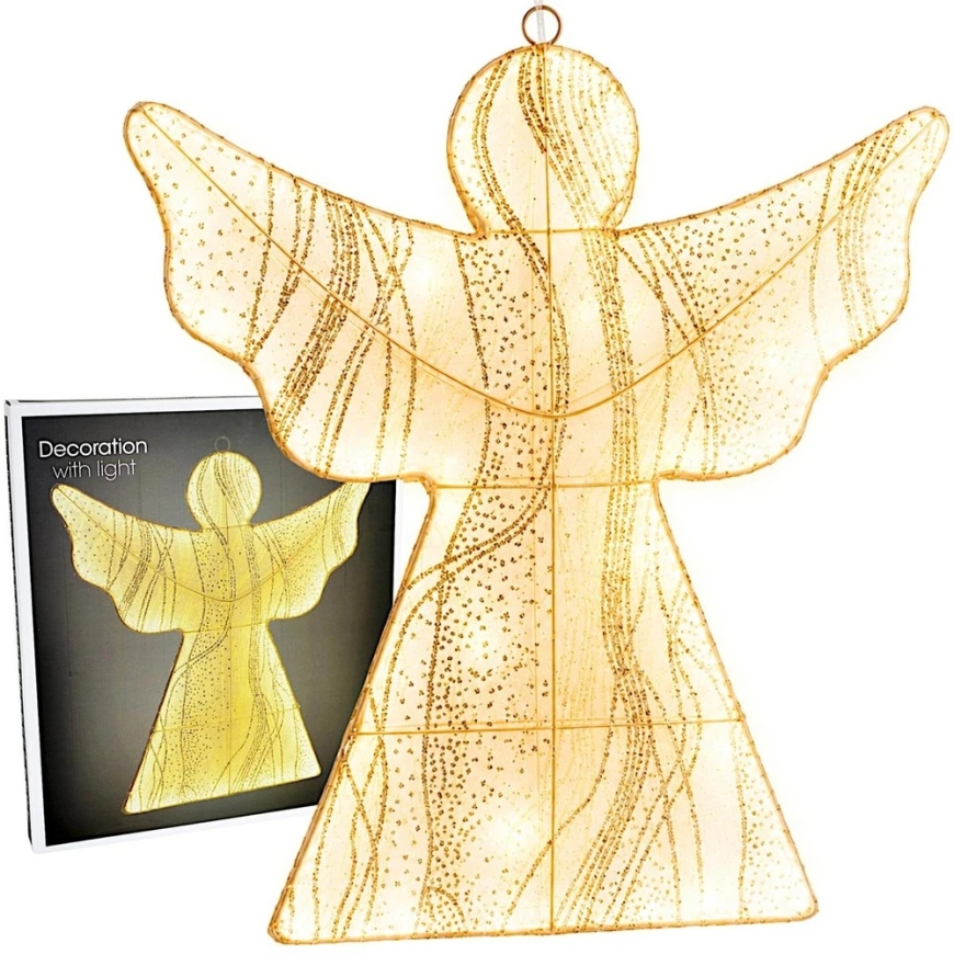 Party Deco Christmas Decoration ANGEL DECORATION FOR HANGING 48CM 236LED