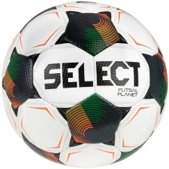 Futbola bumba halā Select Futsal Planet v26 FIFA Basic balta un melna-oranža-zaļa 1014387 310021 4