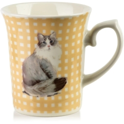 Affek Design DANNY Mug 300ml 8.5x12x10cm grid handle