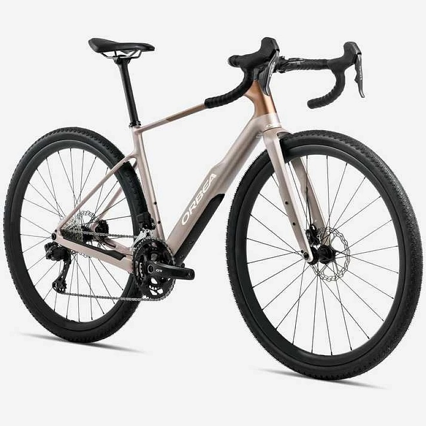 Kruusateede jalgratas Orbea Terra M31eTEAM 1X Nickel Met Cinnamon (2026) – 2