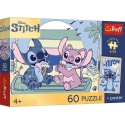 Trefl Puzle 60 gab. - Lilo un Stitch + kolekcionējams plakāts Trefl Puzle 60 gab. - Lilo un Stitch + kolekcionējams plakāts