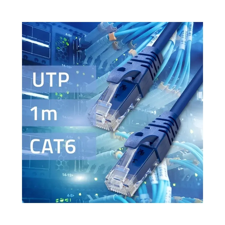 Qoltec сетевой кабель Ethernet LAN | Cat6 | UTP | 1m – 2