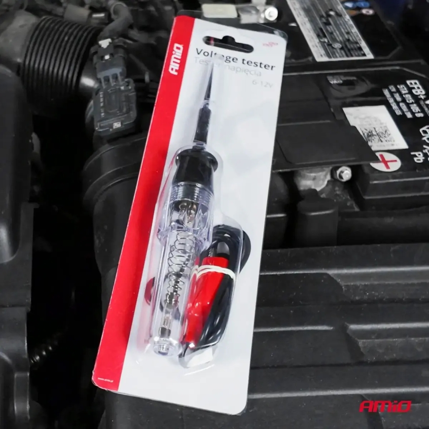Pingetesti metalltester Alligator Clip 6-12V AMIO-04272 – 2