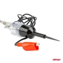 Metāla sprieguma testeris ar krokodilspaili 6–12V AMIO-04272 Metāla sprieguma testeris ar krokodilspaili 6–12V AMIO-04272