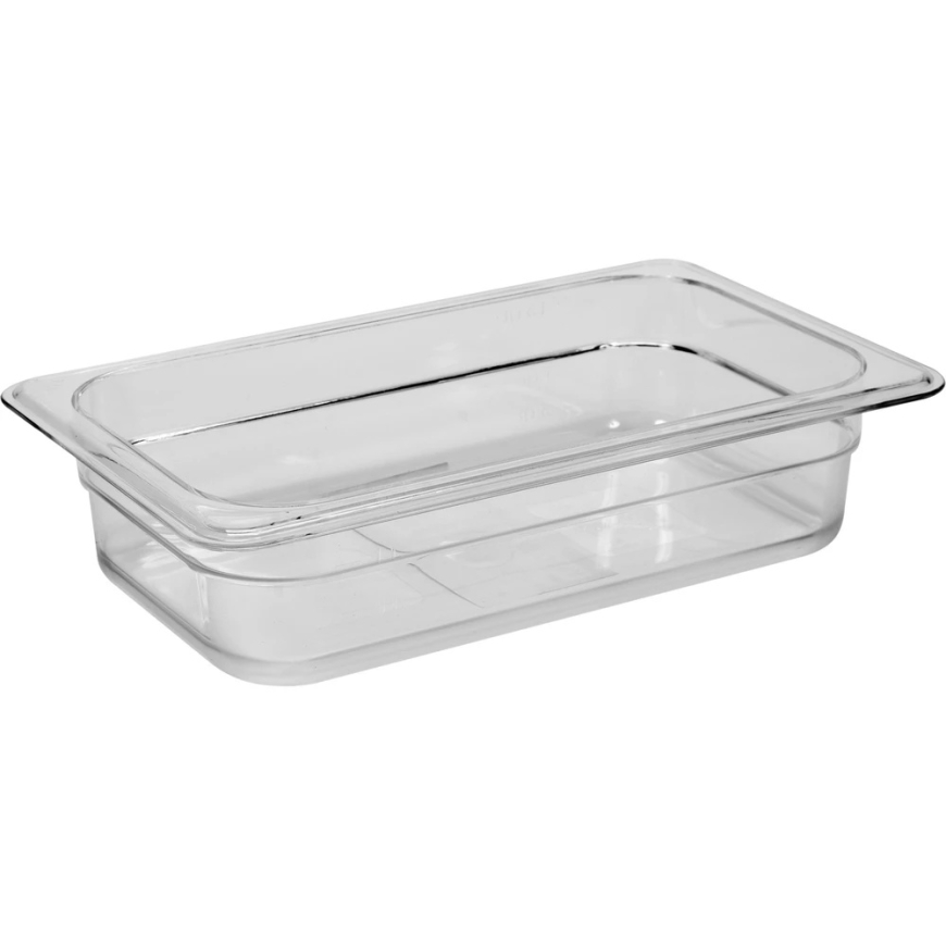 Toya Sa Poland Gastronomic Container GN 1/4 | 265 × 162 × 65 mm | PC Polycarbonate | 1.7 l (YG-00419) – 3