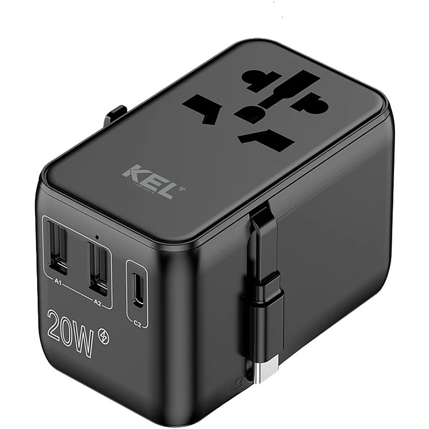 Plastrol Universālais tīkla adapters (ES, Lielbritānija