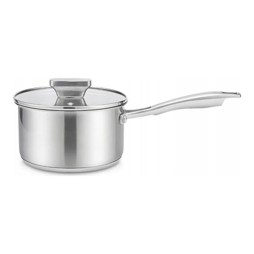 Maestro Induction Steel Pot with Lid Gas 16cm 1.7L MAESTRO MR-3521-16S