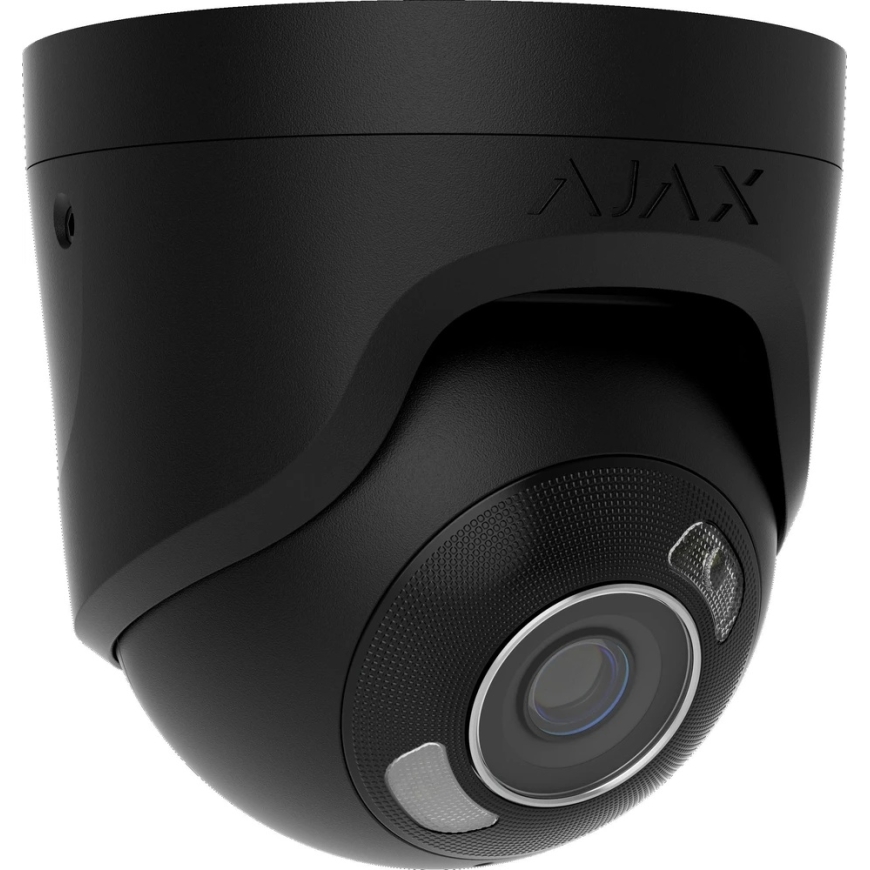 Ajax Systems Ajax HL kamera - kupola (metāla) TurretCam (8 Mp/4 mm) (8EU) - melna – 2