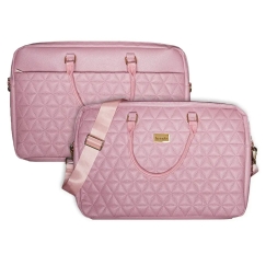 Wonder Pico Quilted portatīvā datora soma 15"/16" rozā
