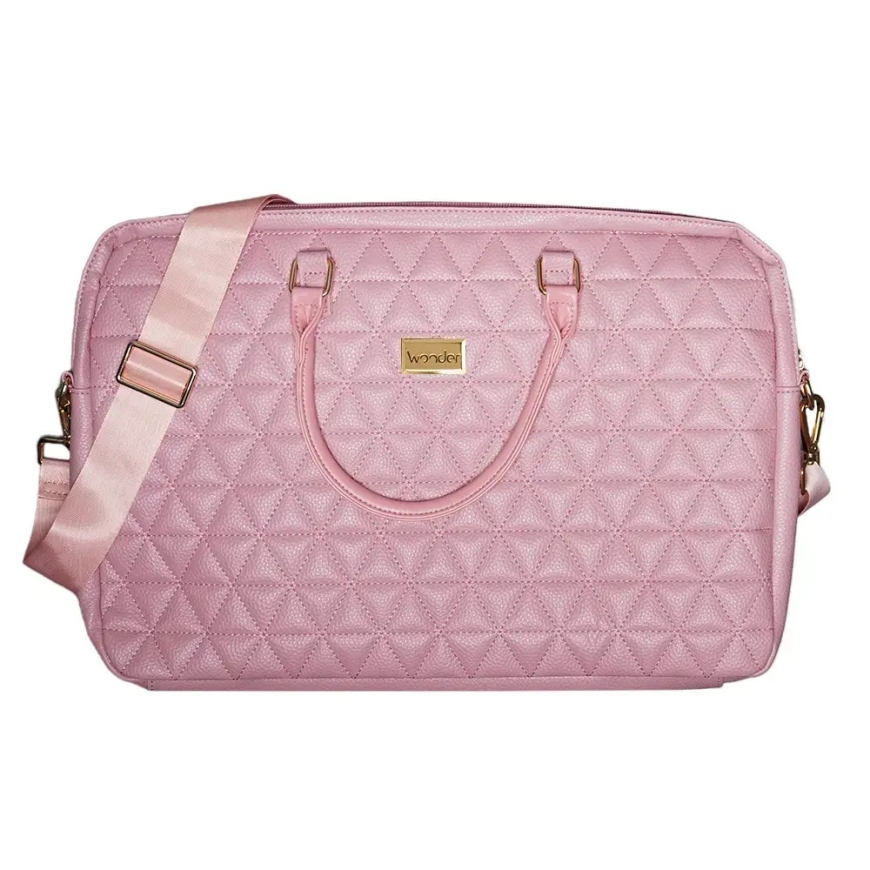 Wonder Pico Quilted portatīvā datora soma 15"/16" rozā – 2