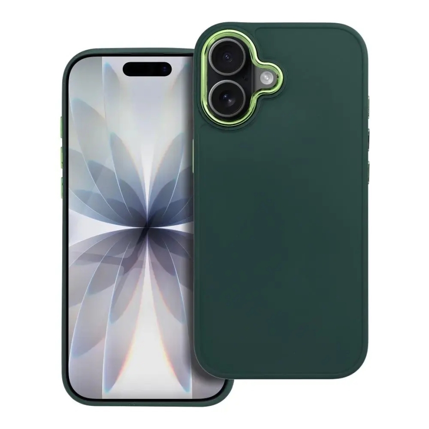 FRAME telefono dėklas iPhone 17 žalias