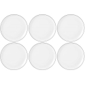 SELTMANN LIDO Black LINE 6 Dinner Plate Set 20 cm SELTMANN LIDO Black LINE 6 Dinner Plate Set 20 cm