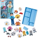 Magnettinen pukeutumisnukke Julia Puiset 26 osaa Melissa & Doug