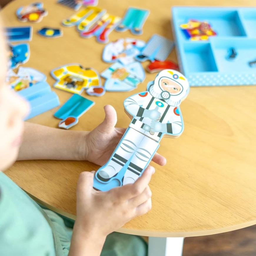Magnettinen pukeutumisnukke Julia Puiset 26 osaa Melissa & Doug – 3