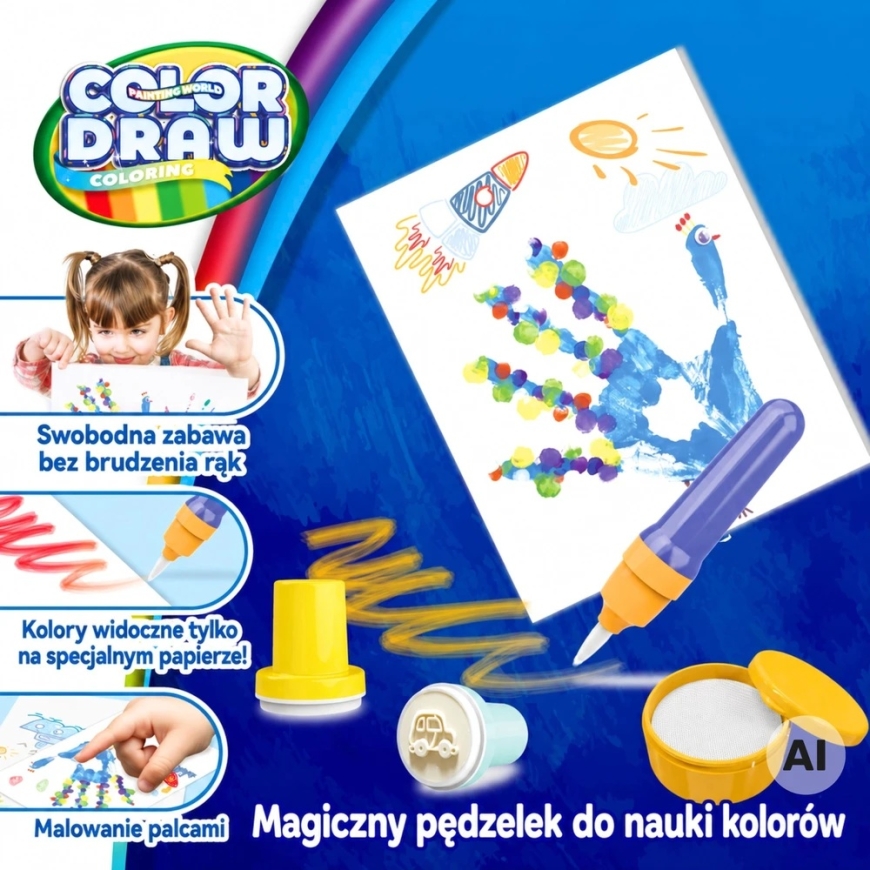 WOOPIE magical brush creative set for children from 3 years old – 5